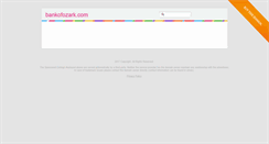 Desktop Screenshot of bankofozark.com